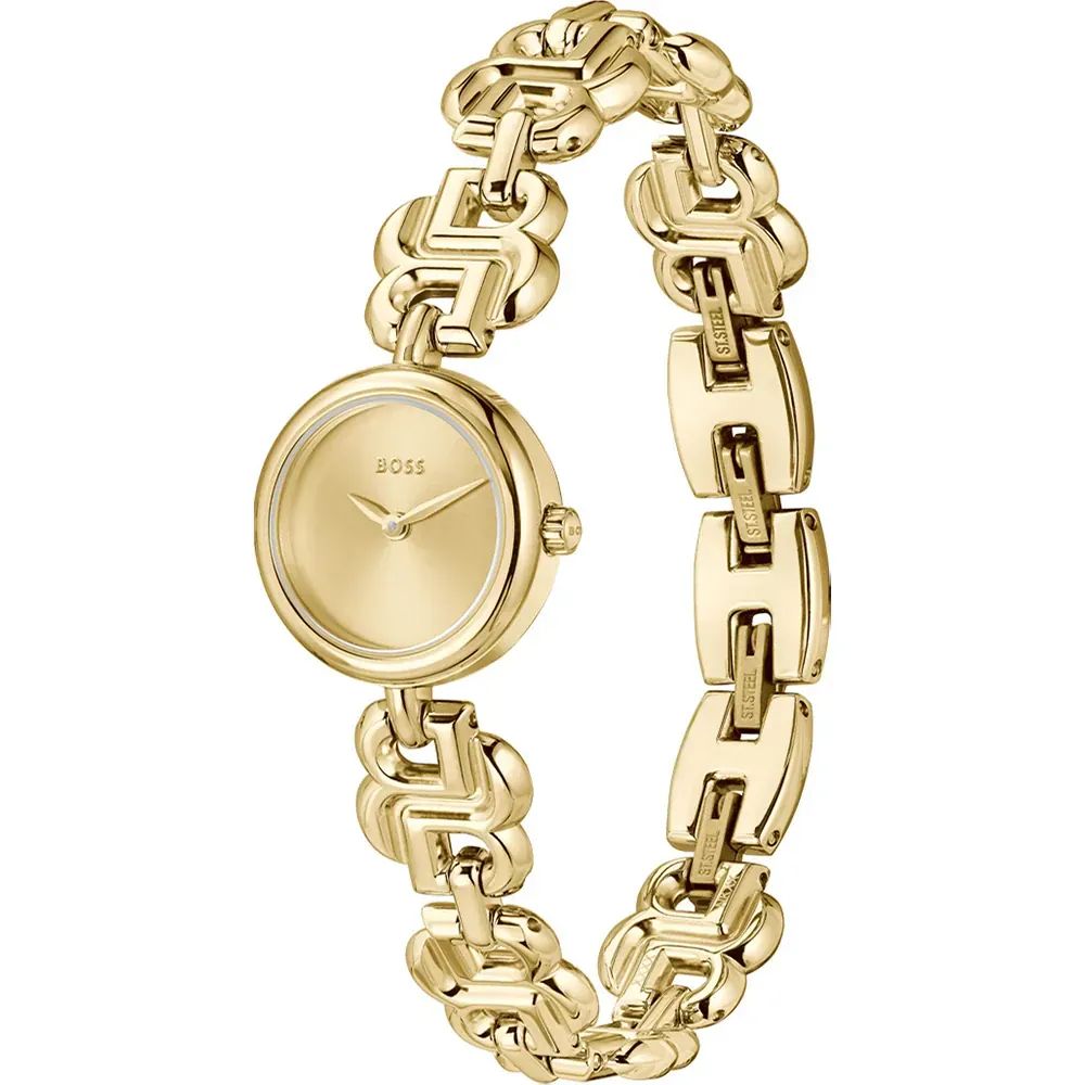 ساعة نسائية BOSS Double B 1502794 ذهبية اللون