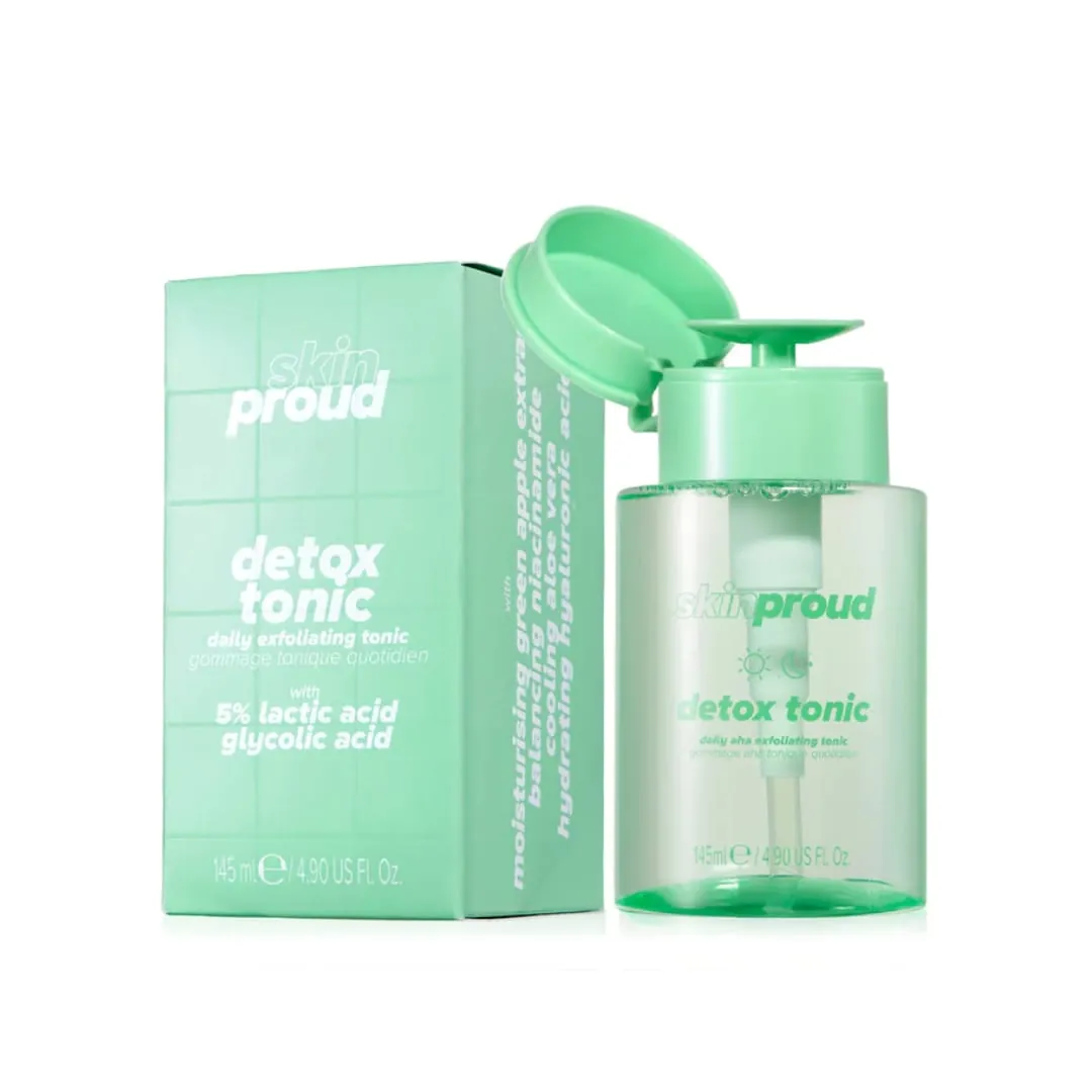 تونر ديتوكس سكن براود بالشاي الأخضر للتقشير 145 مل Skin proud Detox tonic Green exfo — 2