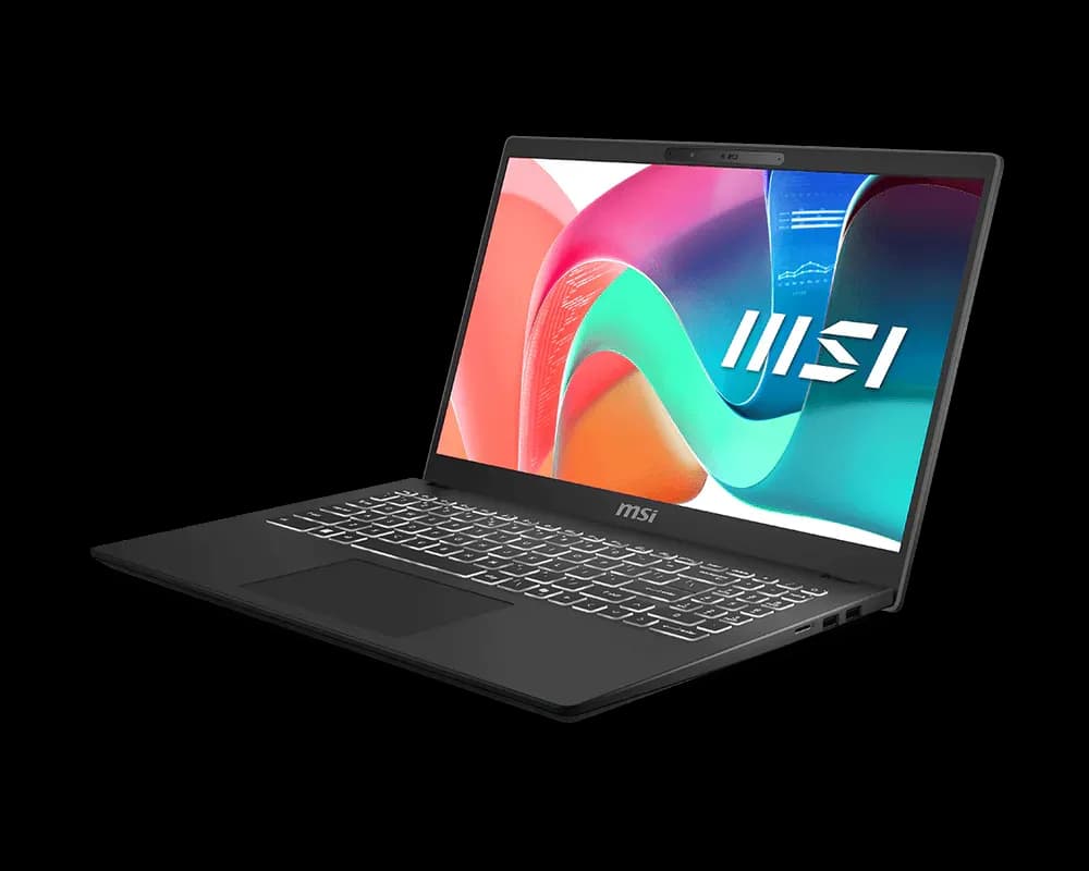 لابتوب MSI Modern 15 - Intel Core i7 13U - رام 16GB - تخزين 512GB SSD - شاشة 15.6 بوصة FHD - رمادي بلاتيني