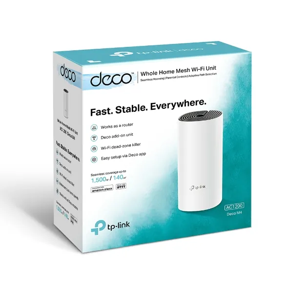 راوتر TP-LINK Deco M4 (عبوة واحدة) - أبيض — 2
