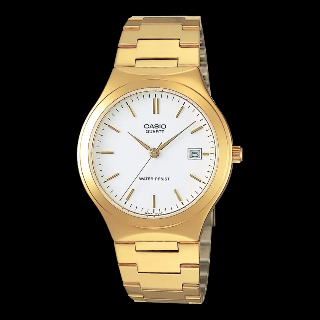 ساعة كاسيو رجالية MTP-1170N-7ARDF ستانلس ستيل ذهبية