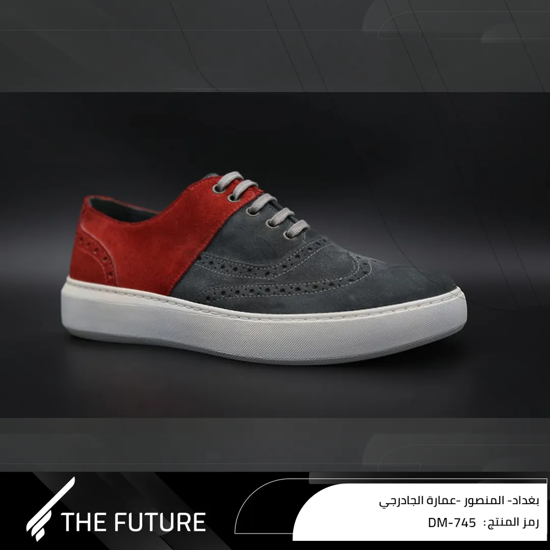 حذاء جلد خام طبيعي دي ام سبعمائة وخمسة واربعون - Shoes leather DM-745