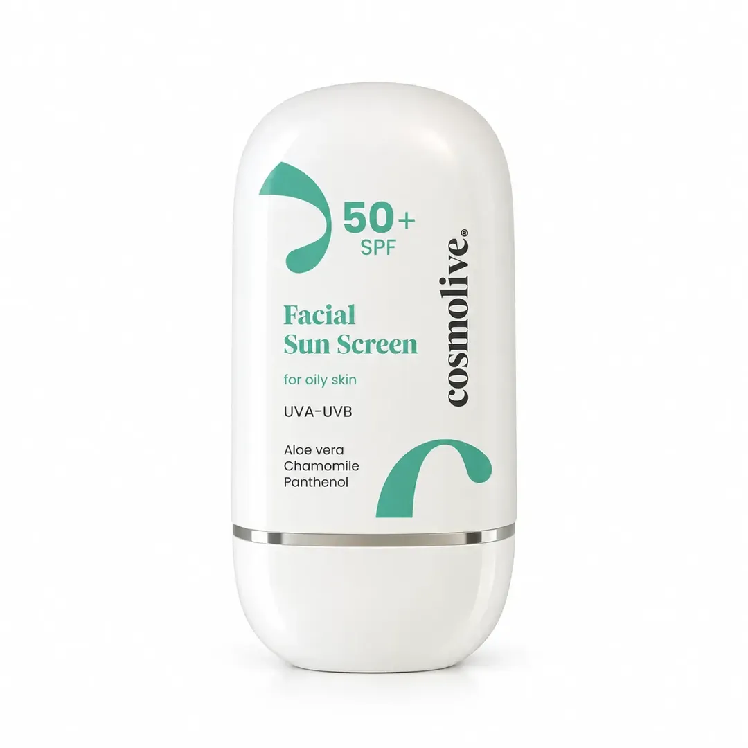 كوزمولايف واقي شمس للوجه للبشرة الدهنية SPF 50+ سعة 50 مل