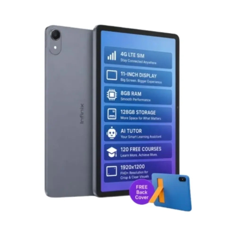 إنفينكس اكس باد 30E - تابلت 11 بوصة 8GB رام / 256GB تخزين - شبكة 4G - أزرق داكن