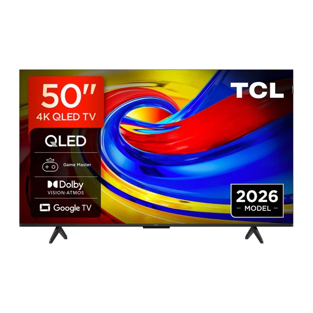 تلفزيون TCL كيوليد 50 بوصة 4K موديل 50P7L بنظام Google TV