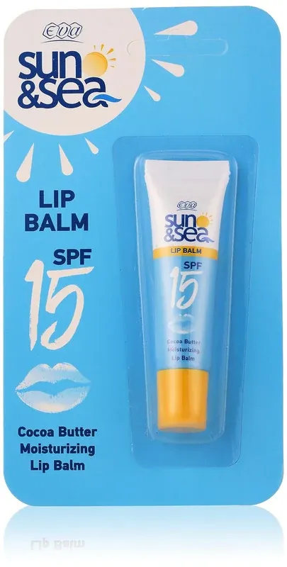 مرطب شفاه صن آند سي مع واقي شمس SPF 15 - إيفا كوزمتكس