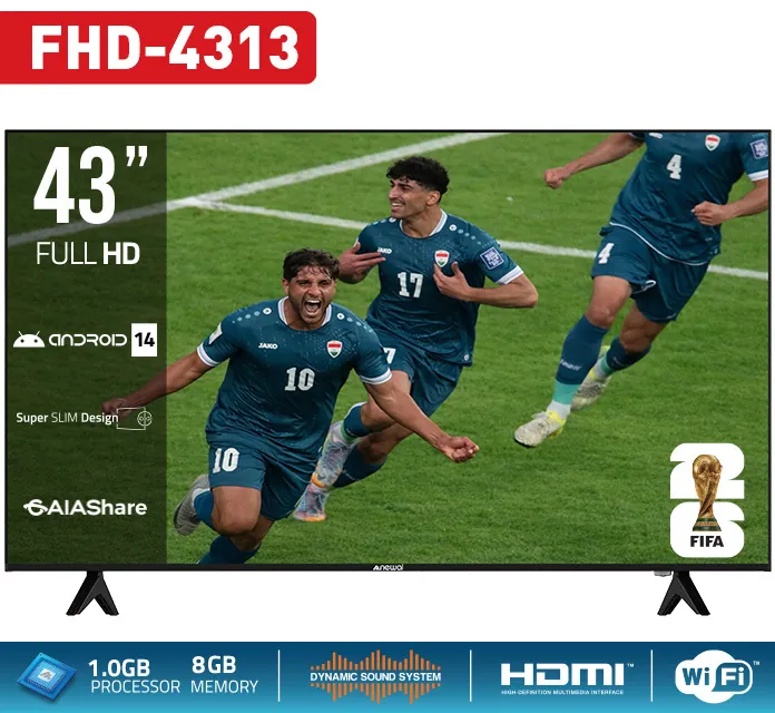 تلفزيون ذكي نيوال FHD-4313