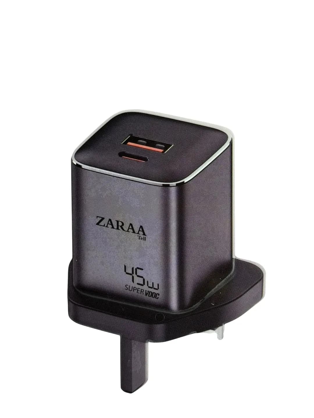 شاحن جداري USB-PD بقوة 45 واط مع نظام تبريد
