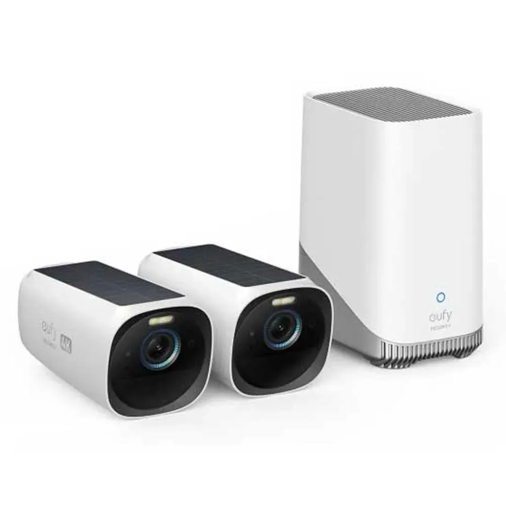 كاميرا مراقبة Anker Eufycam 3 (2 كاميرا مع HomeBase) دقة 4K