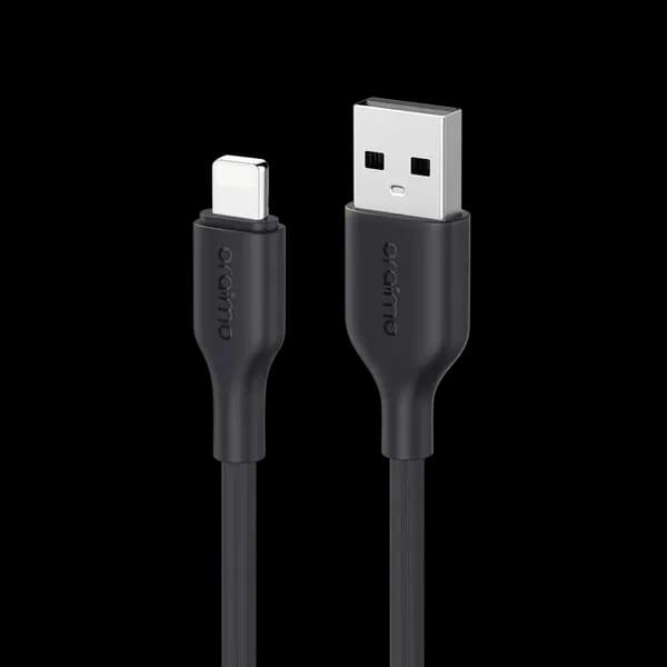 كيبل شحن وبيانات Oraimo OCD-114L2 أسود 2.4A بطول 2 متر