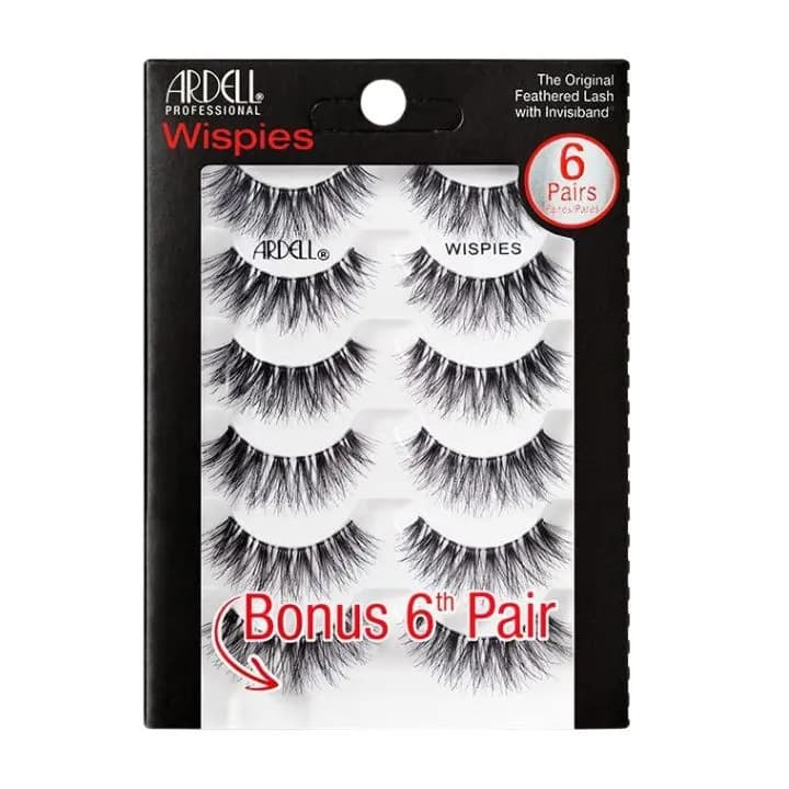 أرديل رموش صناعية Wispies عبوة 6 أزواج
