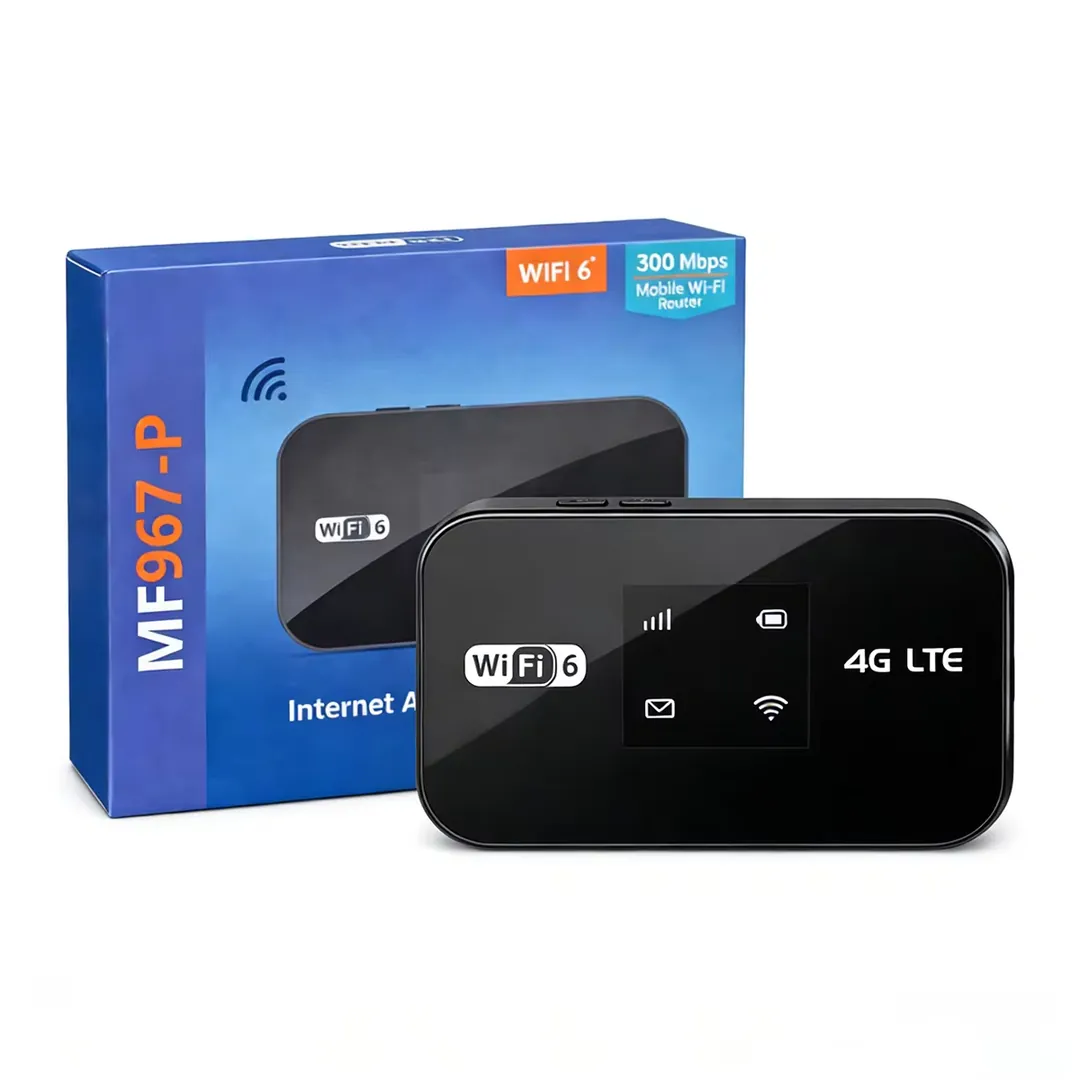 راوتر لاسلكي محمول WiFi 6 يدعم 4G LTE بشريحة SIM