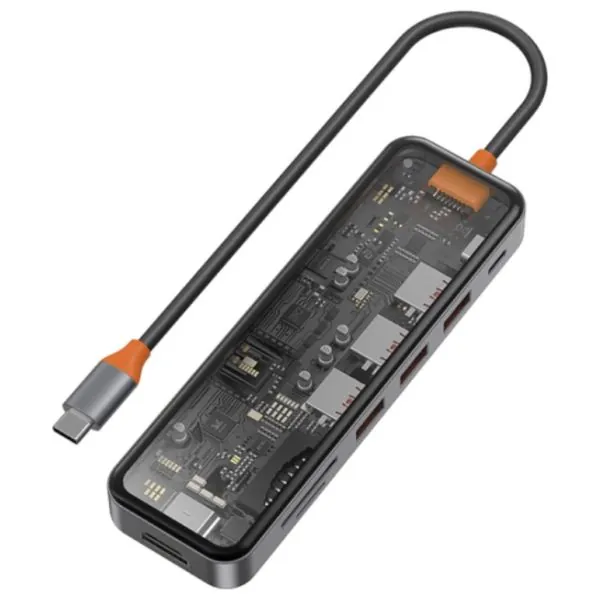 هب WIWU Cyber 7 في 1 - وصلة توسعة USB-C