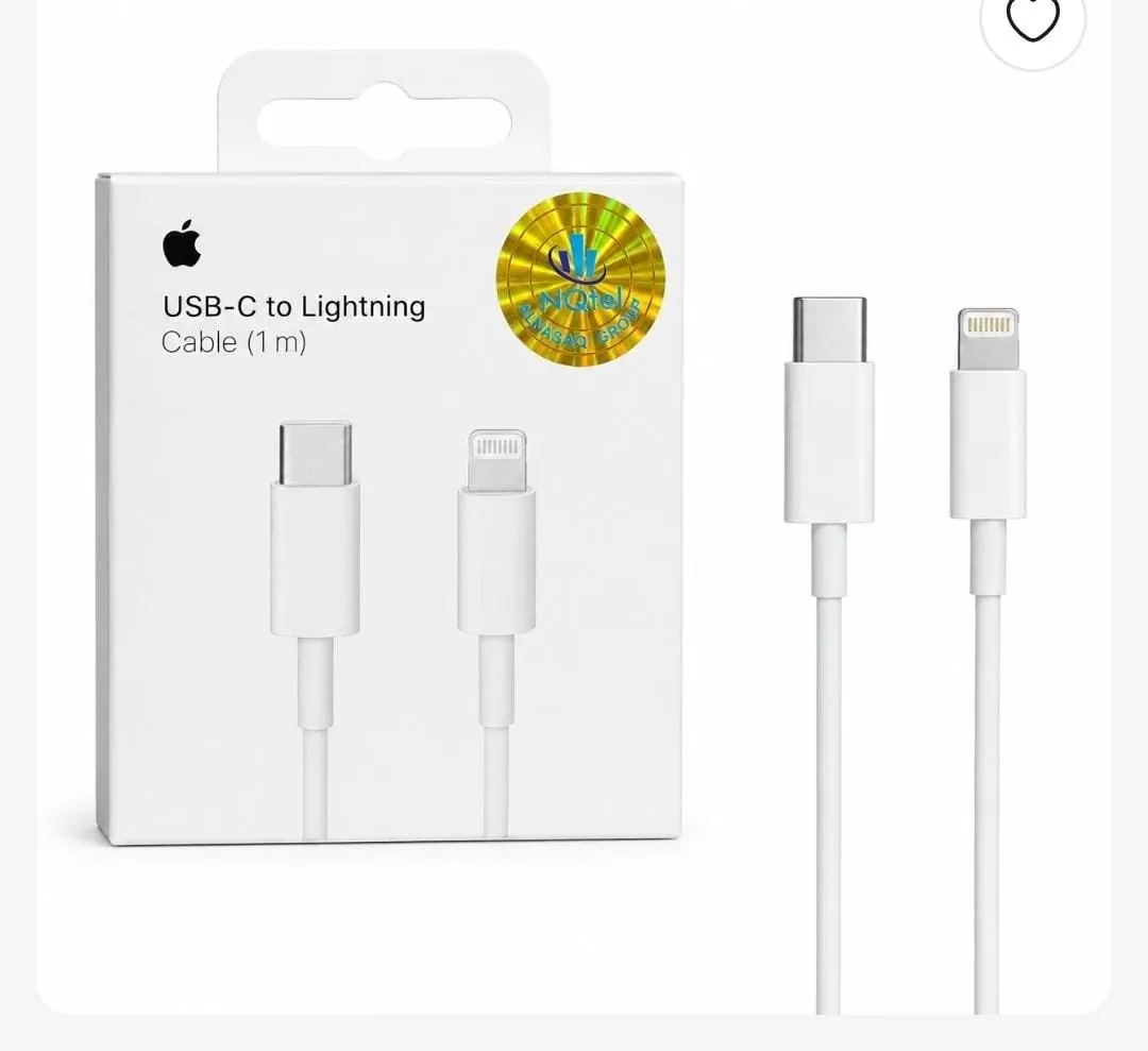كيبل آبل USB-C إلى Lightning شحن سريع