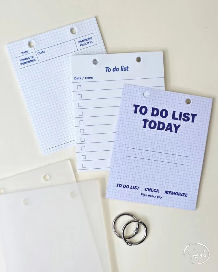مفكرة To Do List Today - لون ابيض