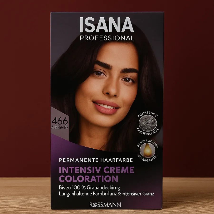 صبغة شعر ISANA 466 لون بنفسجي غامق (أوبرجين)