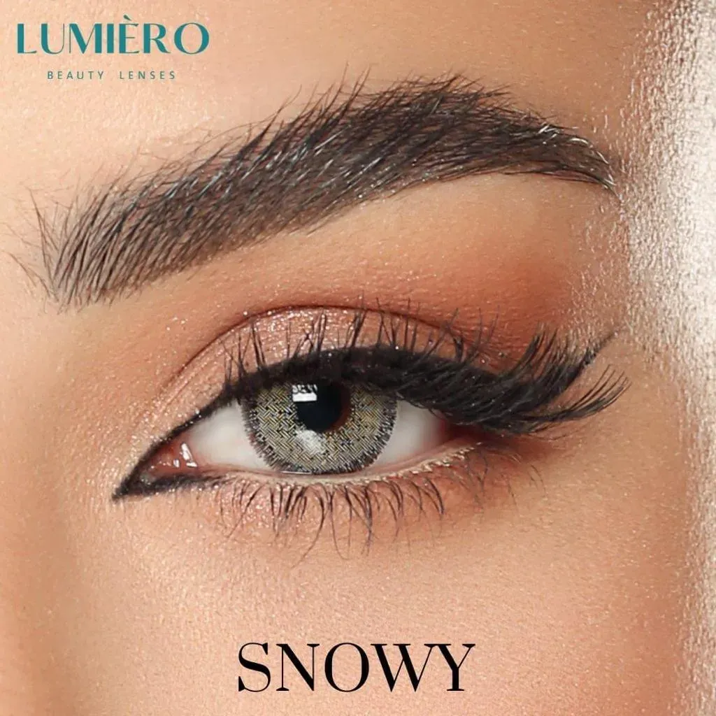 عدسات لاصقة ملونة لوميرو - سنوي (Snowy)