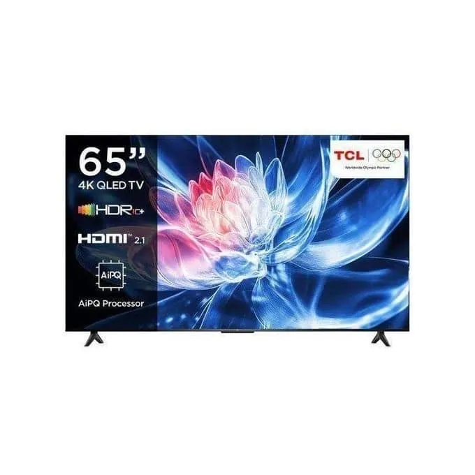 تلفاز TCL كيوليد 65 بوصة 4K نظام Google TV موديل 65T6D