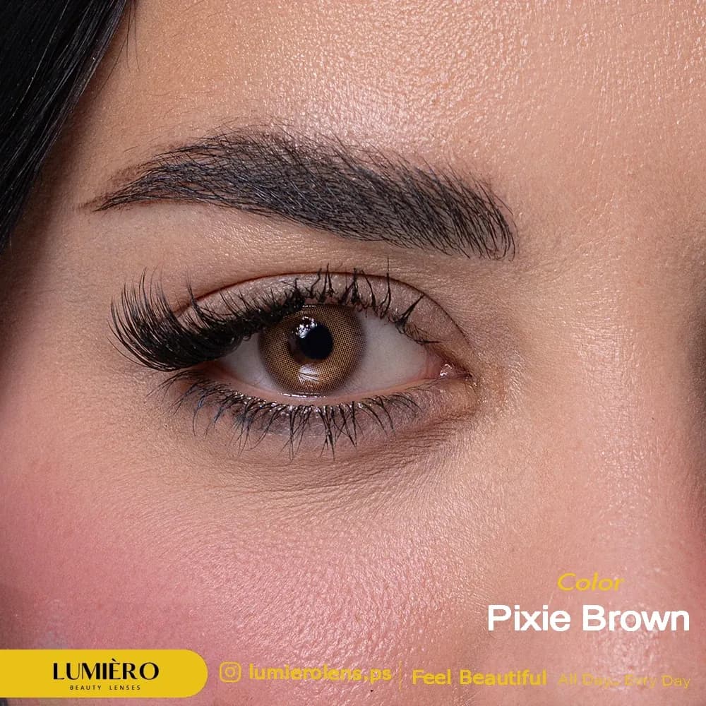 عدسات لاصقة لومييرو Pixie لون بني