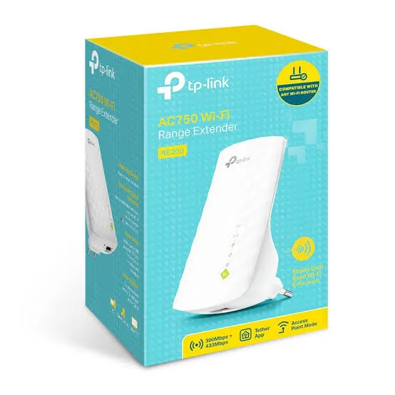 جهاز تقوية إشارة واي فاي TP-LINK RE220 AC750 - أبيض — 2