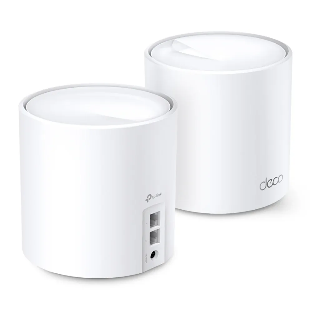 راوتر TP-LINK Deco X20 واي فاي 6 (عبوة قطعتين) - أبيض