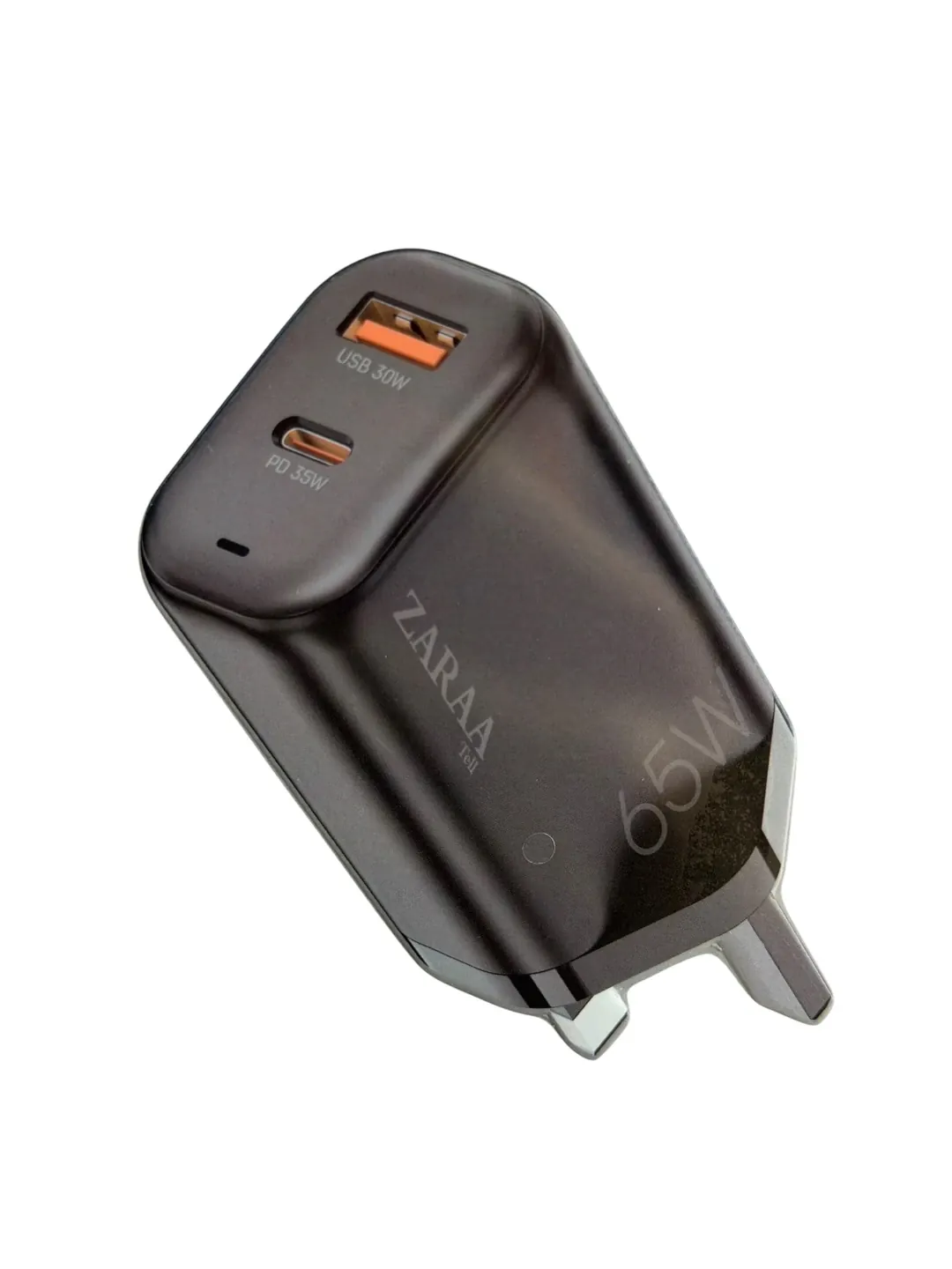 شاحن جداري GaN سريع 35 واط PD مع منفذ USB 30 واط - ZR206