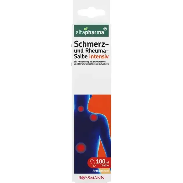 مرهم التابارما لتخفيف آلام العضلات والمفاصل - Altapharma Schmerz