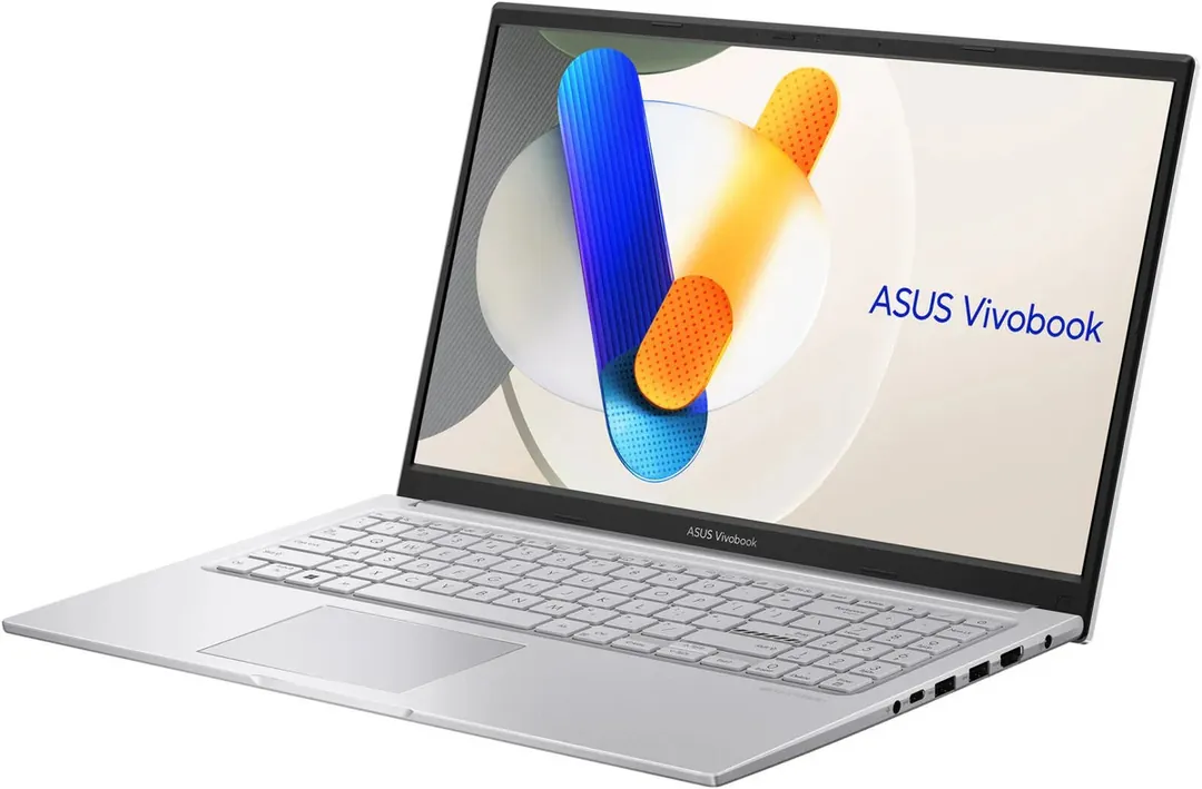 لابتوب أسوس فيفوبوك 15 - Intel Core i7 13U، رام 8GB، تخزين 512GB SSD، شاشة 15.6 بوصة FHD، فضي