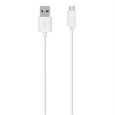كيبل بلكين مايكرو USB للشحن ومزامنة البيانات - أبيض
