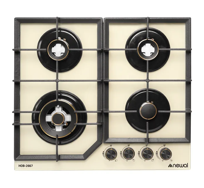 طباخ غاز منضدي نيوال 4 شعلات HOB-2667/04 — 5
