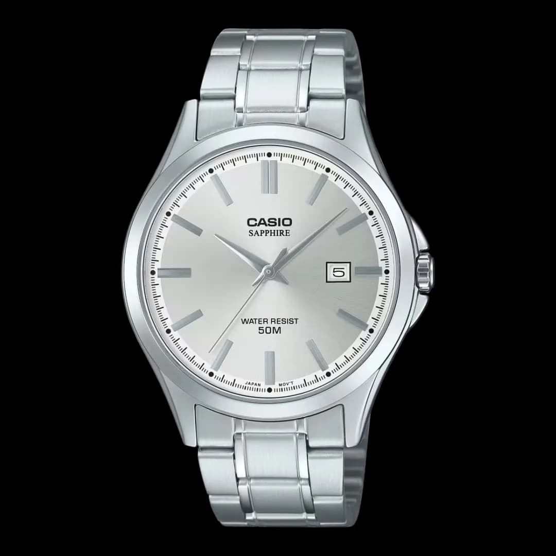 ساعة كاسيو رجالية MTS-115D-7AVDF بسوار ستانلس ستيل
