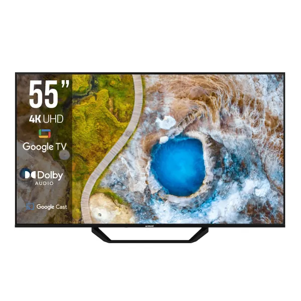 تلفزيون نيوال 55 بوصة Google TV 4K Ultra HD ذاكرة 64GB
