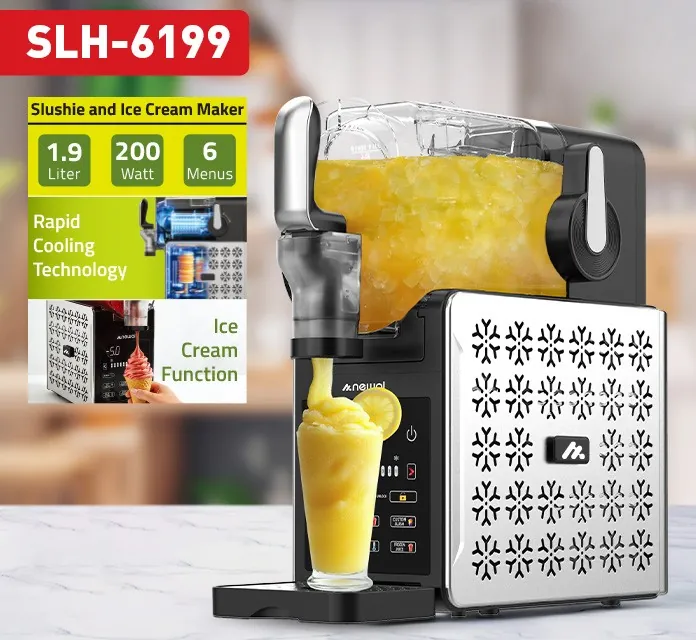 صانعة السلاشي والآيس كريم نيوال SLH-6199 سعة 1.9 لتر