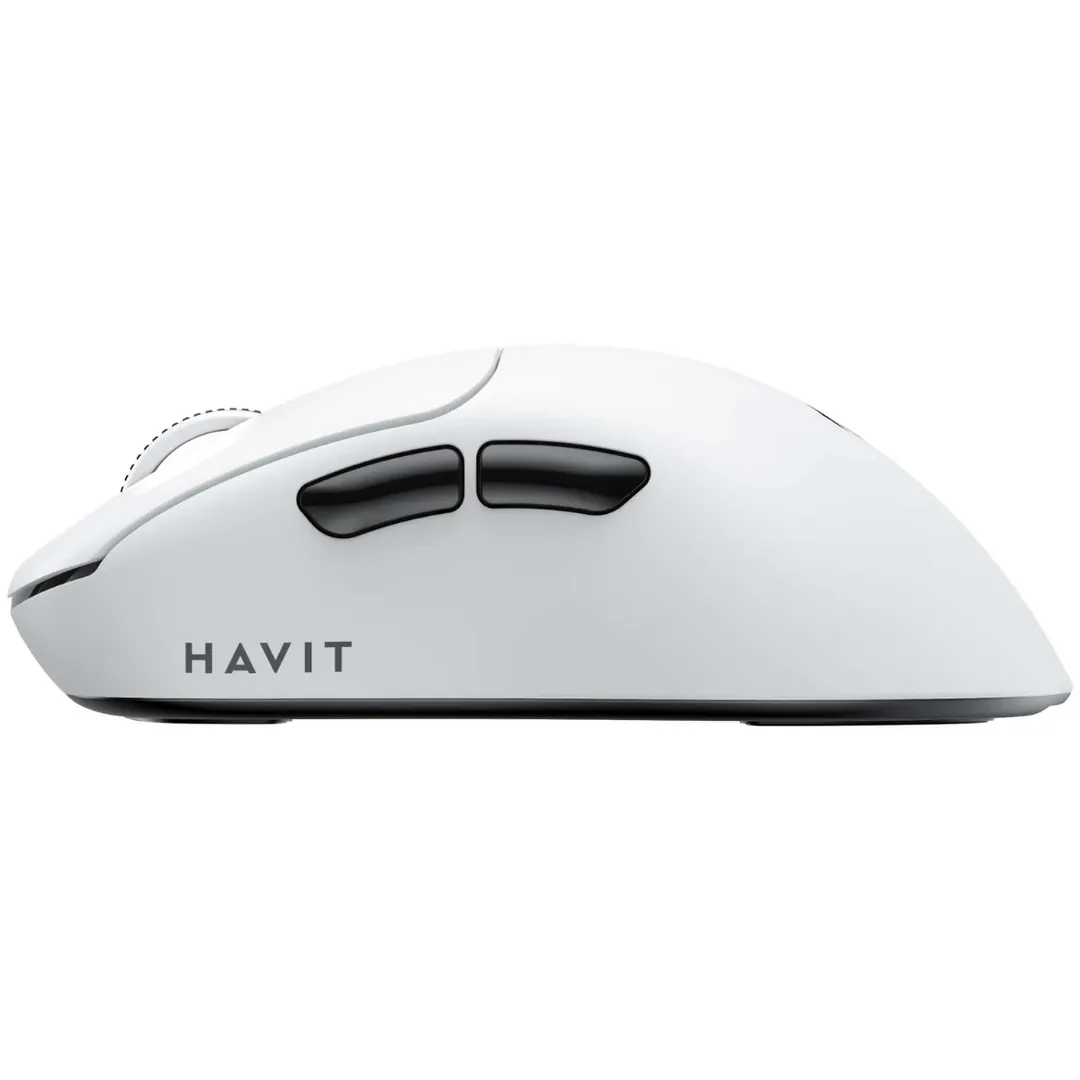 ماوس هافيت HAVIT MS955WB لاسلكي ثلاثي الأوضاع - أبيض وأسود — 2