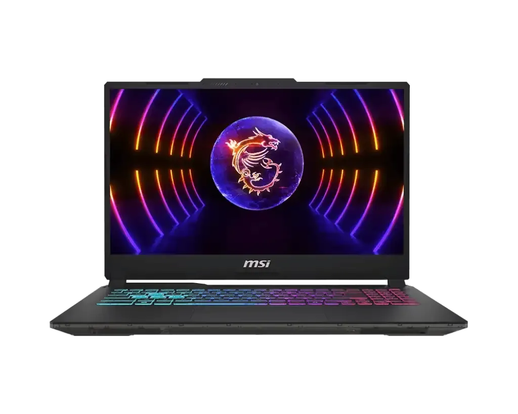 لابتوب MSI Cyborg 15 - Core i7 13H - RTX 5050 8GB - 512GB SSD - 16GB DDR5 - شاشة 15.6 FHD