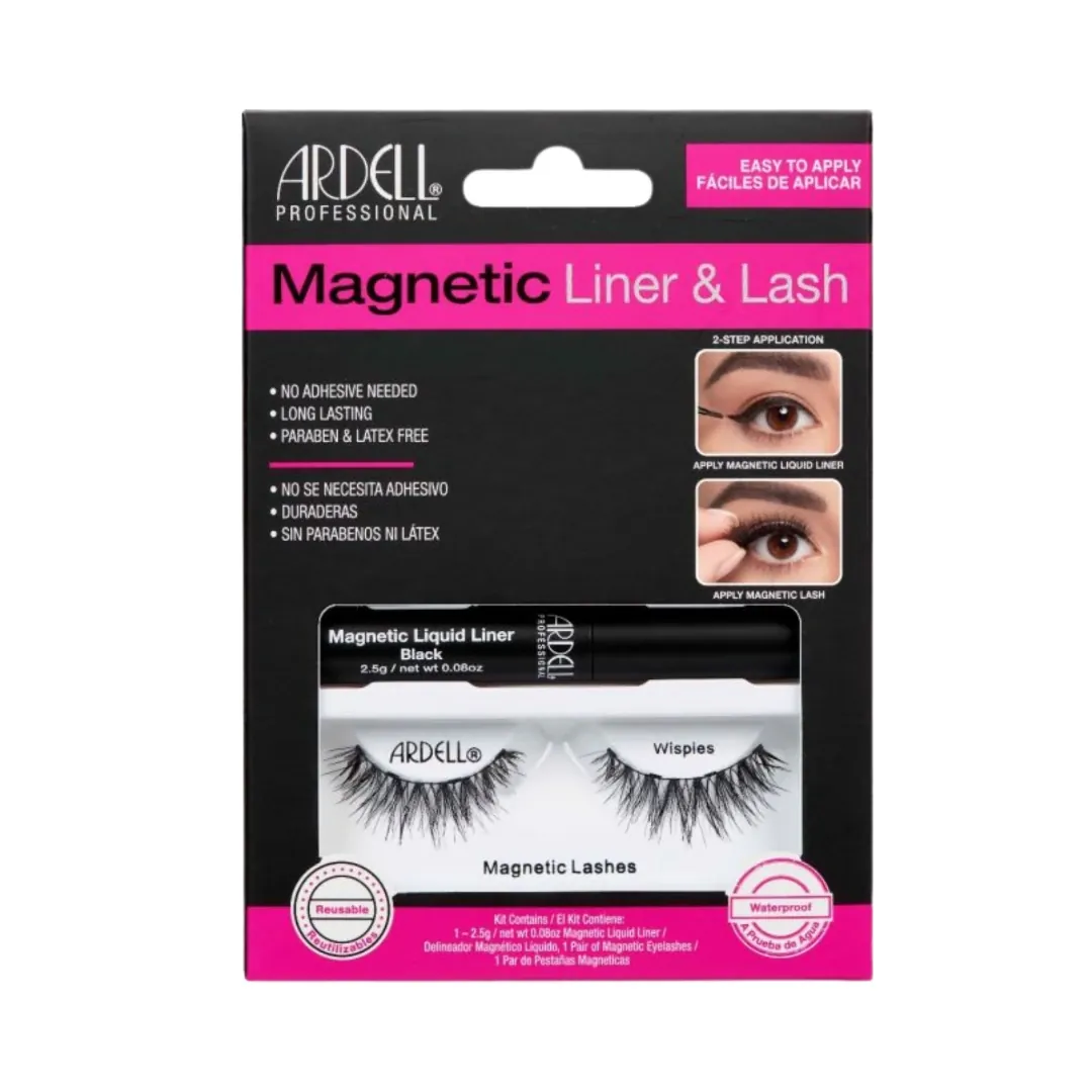 أردل آيلاينر ورموش مغناطيسية - ويسبيز (Ardell Magnetic Liner & Lash - Wispies)