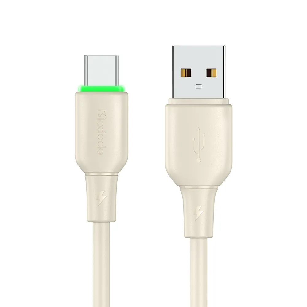 كيبل بيانات ماكدودو USB Type-C بقدرة 6 أمبير مع إضاءة LED بطول 1.2 متر