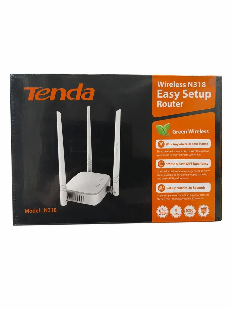 راوتر لاسلكي تيندا 300Mbps بتردد 2.4 جيجاهرتز