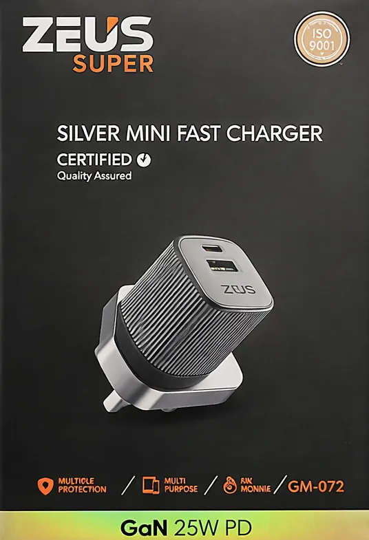 شاحن  ZEUS GM-072 Mini GaN PD 25W 