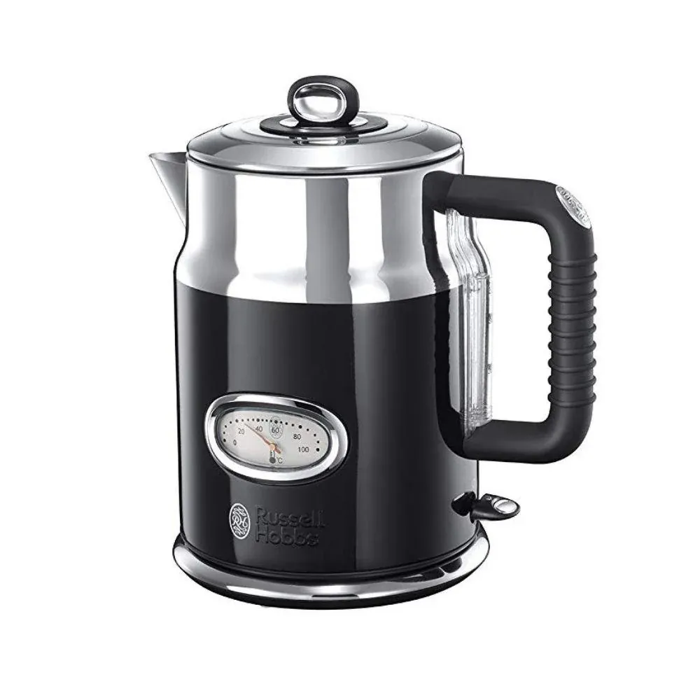 غلاية كهربائية Russell Hobbs مع مؤشر حرارة لون أسود