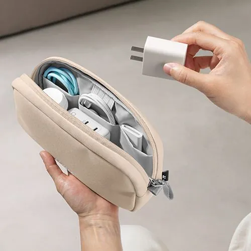 حقيبة اكسسوارات الكترونية توم توك Light-T12 سعة 1 لتر لون رمل طبيعي