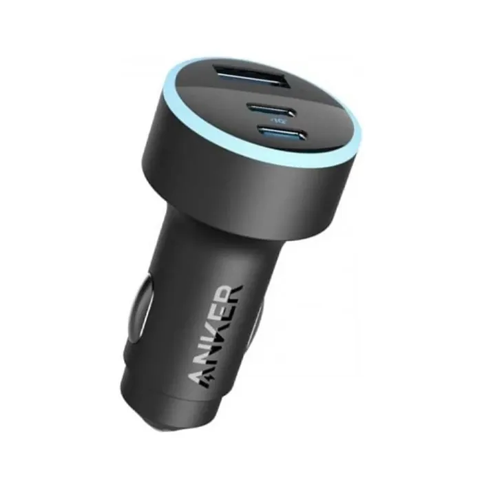 شاحن سيارة انكر 335 بقوة 67 واط منفذين تايب سي ومنفذ USB-A أسود