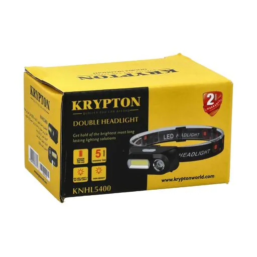 كريبتون مصباح أمامي مزدوج LED ببطارية ليثيوم KNHL5400 - 6294015633375 — 3