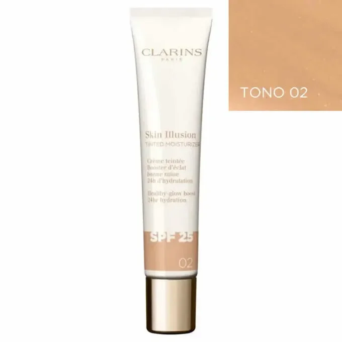 مرطب البشرة الملون Skin Illusion SPF25 من Clarins - 3666057298004