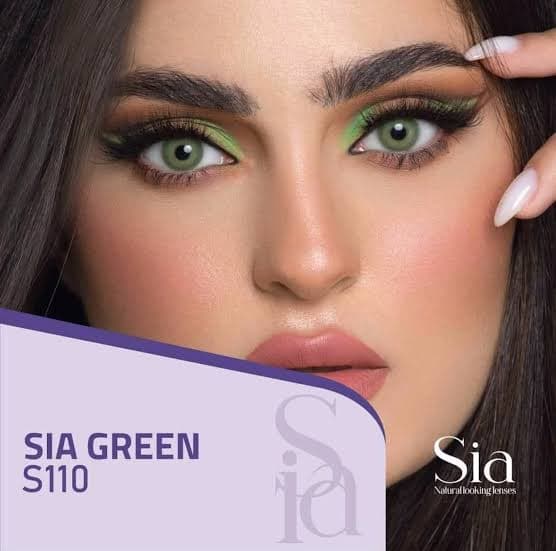 عدسات ملونة خضراء من SIA Lenses - مظهر طبيعي وجذاب 8801473212103