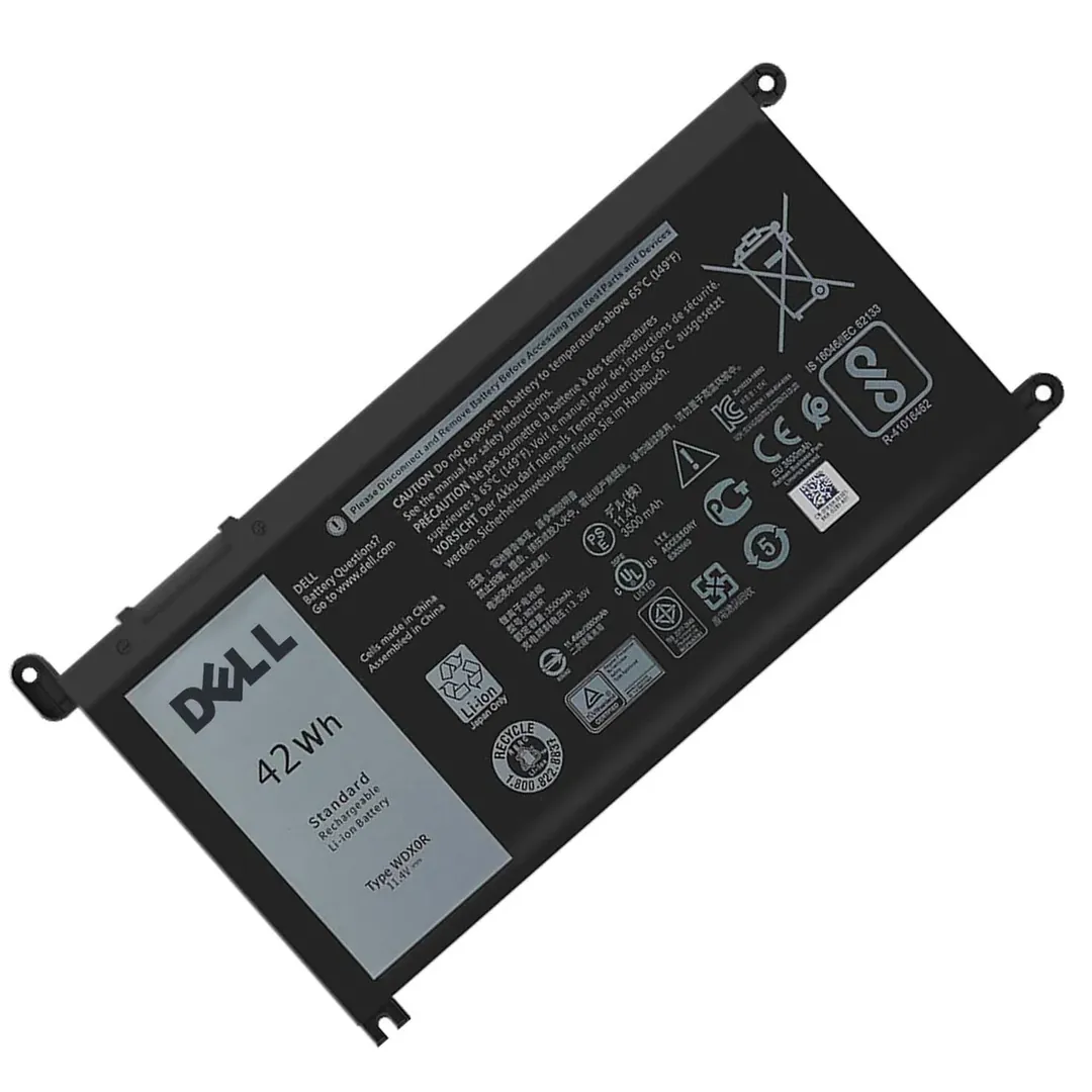 Dell WDX0R 11.4V 42Wh 3-Cell Replacement Laptop Battery for Inspiron / Latitude / Chromebook