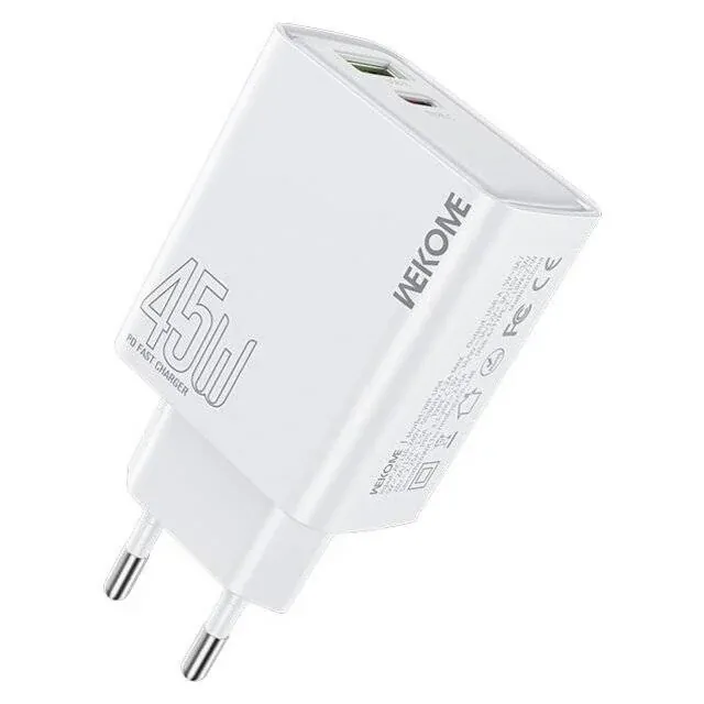 Wekome WP-U64 45W USB-A + Type-C Charger