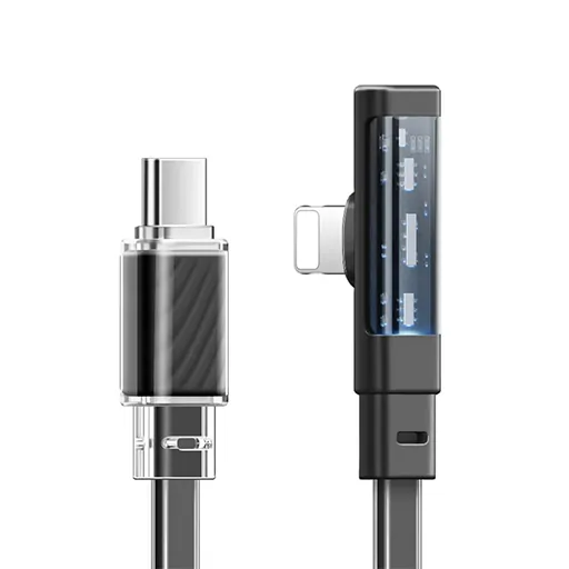 كيبل مكدودو USB-C إلى لايتنينج مغناطيسي ذاتي اللف 36 واط 1.2 متر
